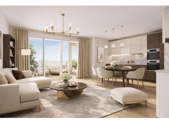 Programme immobilier neuf �co-habitat Les Patios du Grand Large � Dunkerque