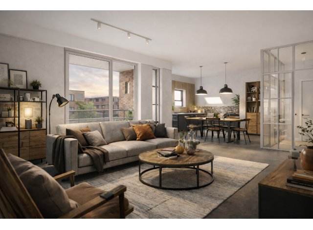 Programme immobilier neuf �co-habitat R&eacute;sidence des Arcs � Toulouse