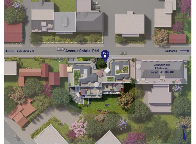 Programme immobilier neuf �co-habitat Villa Matilda � Le Perreux-sur-Marne