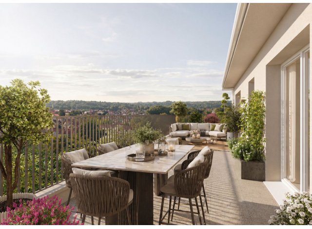 Programme immobilier neuf �co-habitat Les Balcons de Poissy � Poissy