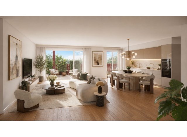 Programme immobilier neuf �co-habitat Les Terrasses du Boudigau � Capbreton