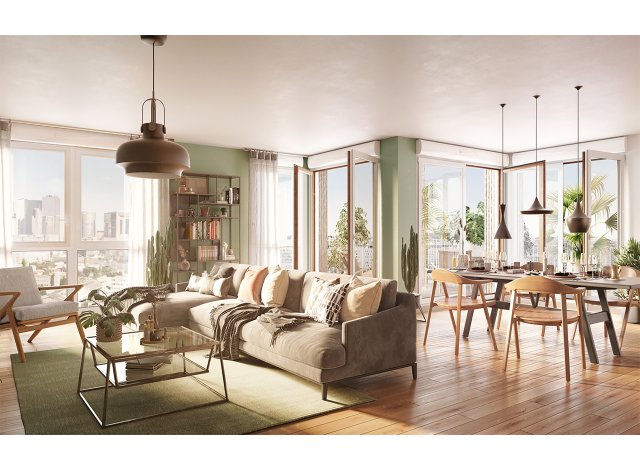 Programme immobilier neuf �co-habitat Central View - West Village � Nanterre