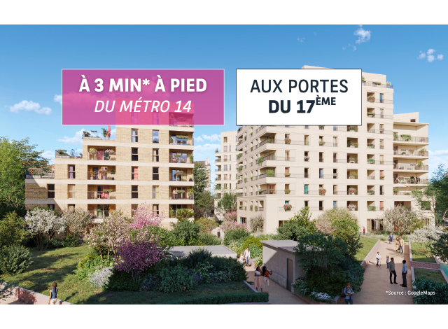 Programme immobilier neuf �co-habitat Rythmes � Clichy
