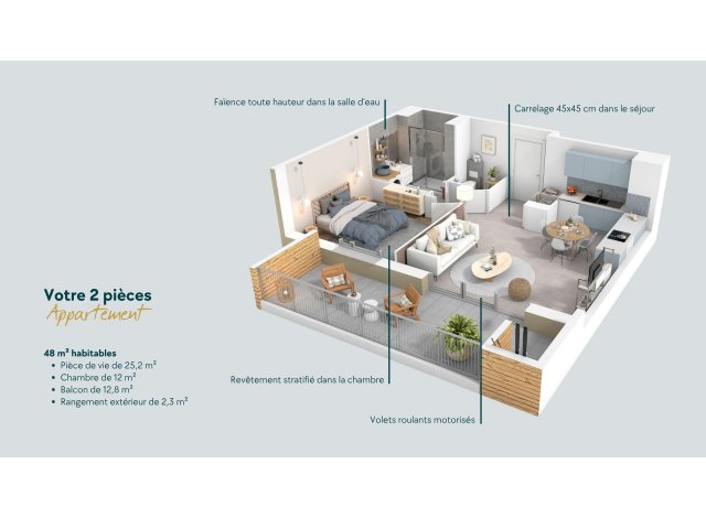 Projet immobilier Échirolles : Flore & Sens