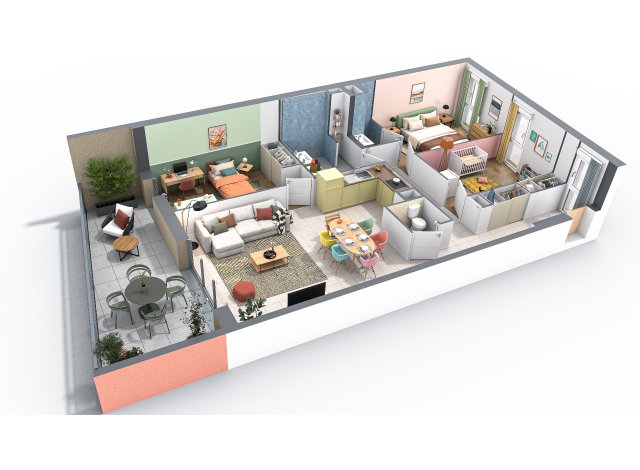 Appartement cologique Le Pont-de-Claix