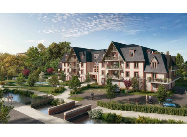 Programme immobilier neuf co-habitat Les Jardins de Ponti  Saint-Gatien-des-Bois