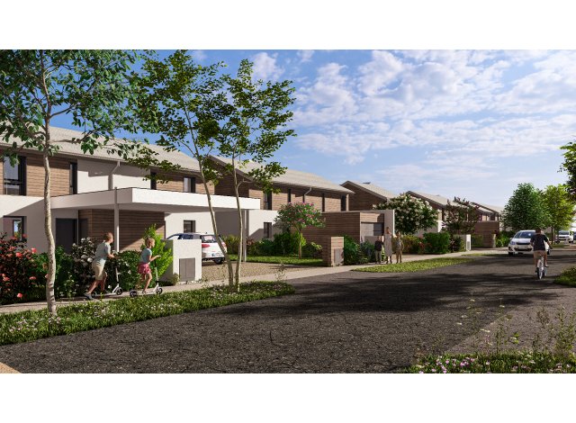 Investissement locatif en Haute-Normandie : programme immobilier neuf pour investir Rodbaek Village  Darnétal
