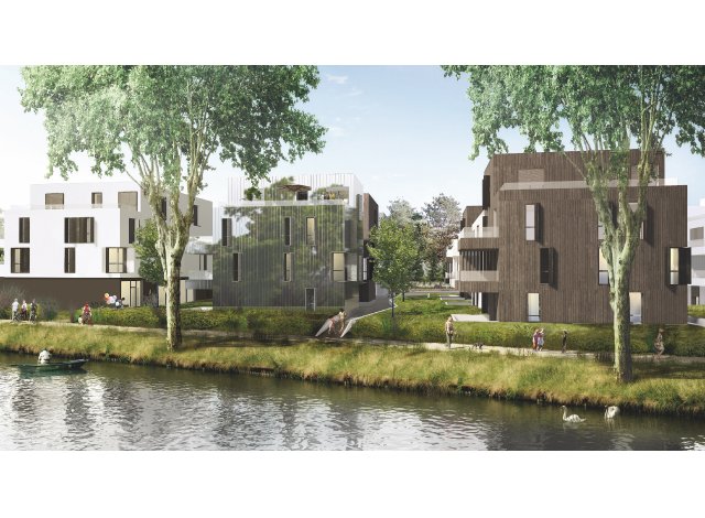 Programme immobilier neuf éco-habitat Strasbourg M3 à Strasbourg