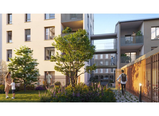 Programme immobilier neuf éco-habitat Lyon 9ème M1 à Lyon 9ème