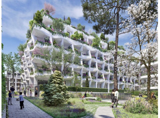 Programme immobilier neuf éco-habitat Montpellier M1 à Montpellier