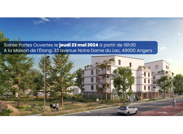 Investissement locatif dans le Maine et Loire 49 : programme immobilier neuf pour investir Angers M6  Angers