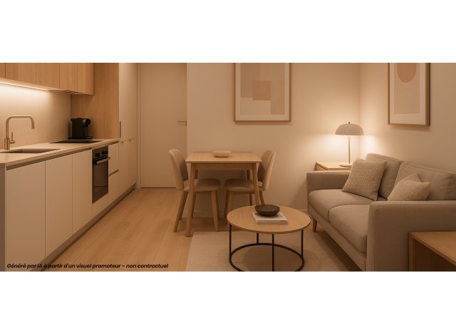 Programme immobilier neuf �co-habitat Les Terrasses de Suk&oslash; � Bordeaux