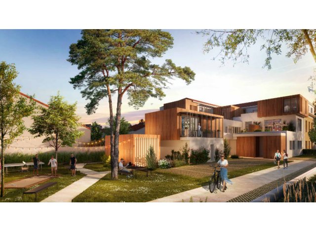 Programme immobilier neuf �co-habitat Les Terrasses de Suk&oslash; � Bordeaux