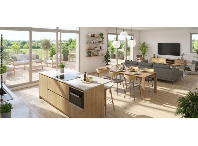 Programme immobilier neuf éco-habitat Biloba à Dijon