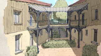 Eco habitat programme Villa Rose Ballan-Mir&eacute;