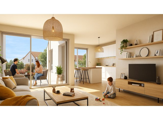 Programme immobilier neuf co-habitat Parc Bat 5  Dijon