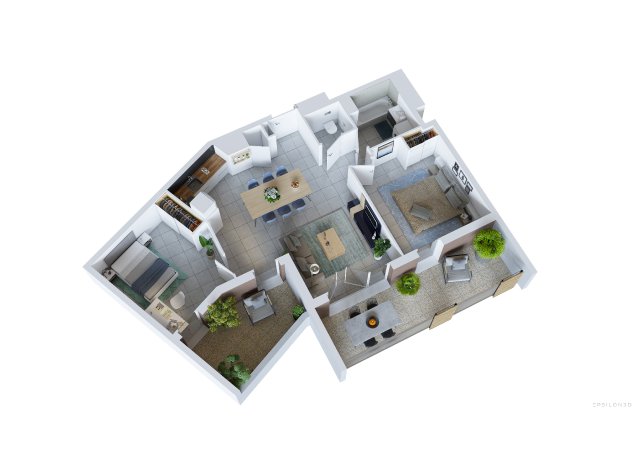 Appartement cologique Bziers