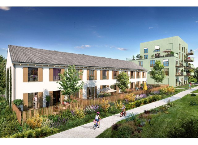 Investissement locatif en Ile-de-France : programme immobilier neuf pour investir Les Nouveaux Jardins - Maisons et Appartements  Rungis