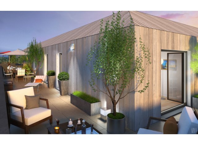 Programme immobilier neuf éco-habitat Ginkgo à Nantes
