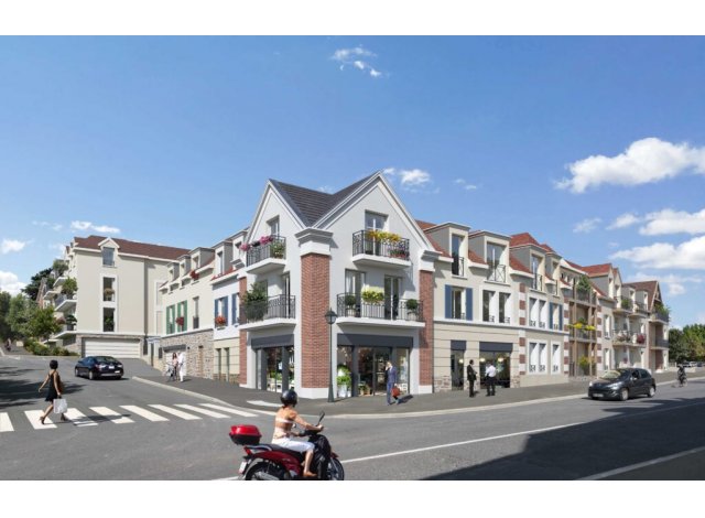 Investissement locatif dans le Val d'Oise 95 : programme immobilier neuf pour investir Les Hauts du Chateau à Montigny-lès-Cormeilles