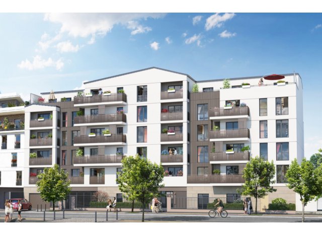 Programme immobilier neuf éco-habitat Les Balcons de Chateaubriant à Orly