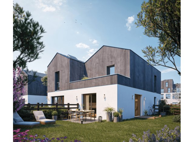 Investissement locatif en Pays de la Loire : programme immobilier neuf pour investir Les Jardins de la Houssais à Rezé