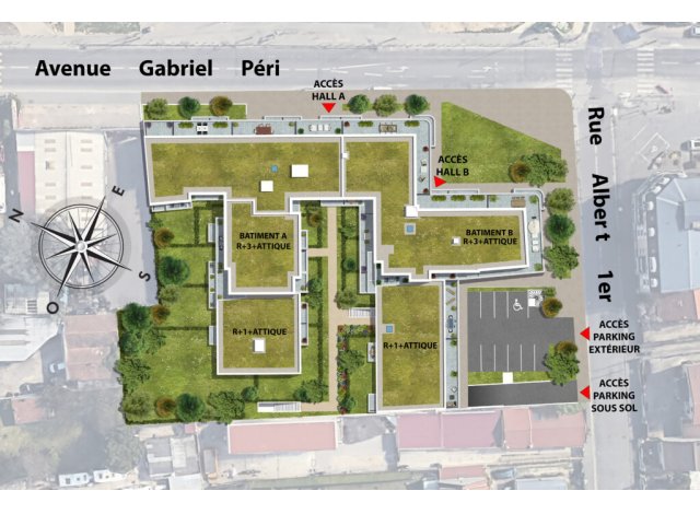 Bezons programme neuf  L'Angle des Arts