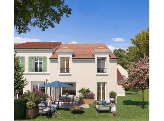 Investissement locatif en Ile-de-France : programme immobilier neuf pour investir Les Hameaux de Brie  La Queue-en-Brie