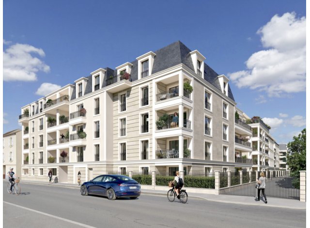 Investissement locatif en Ile-de-France : programme immobilier neuf pour investir Les Jardins de la Chatellenie  Montfermeil