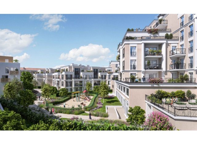 Investissement locatif dans le Val d'Oise 95 : programme immobilier neuf pour investir Beauparc  Bezons