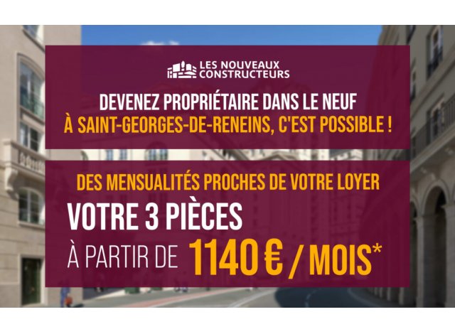 Les Allées Fleurie programme neuf Saint-Georges-de-Reneins