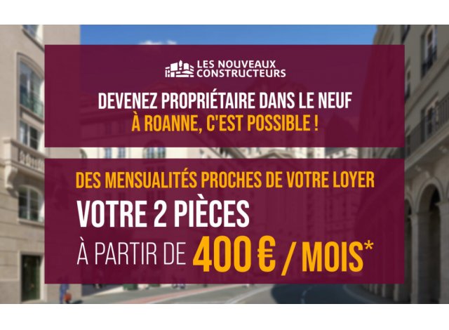 Programme neuf Le Jardin Mirandole à Roanne