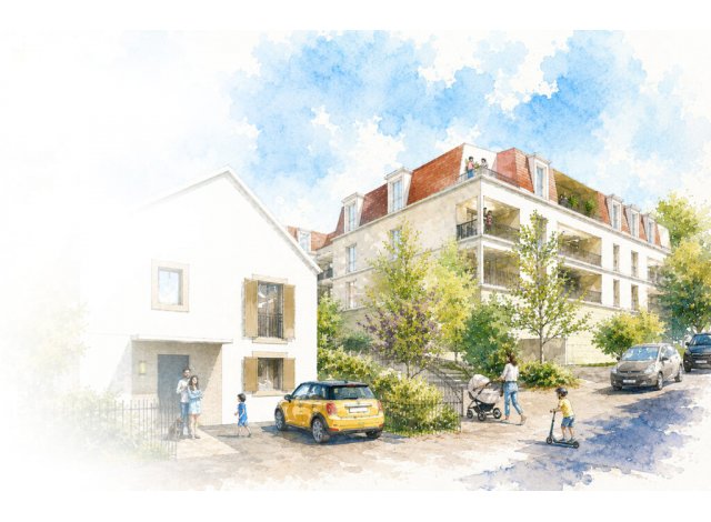 Programme immobilier neuf Les Jardins de Fr&eacute;ville � Egly