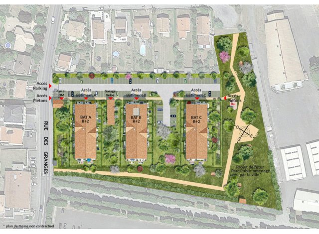 Logement neuf Saint-Maixent-l'École : Allées et Parc