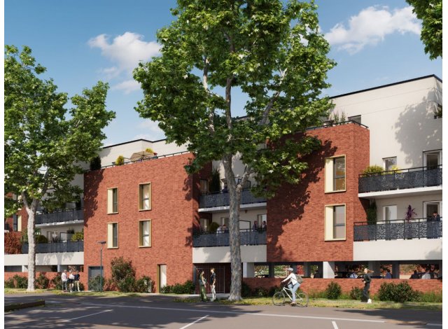 Investissement locatif en Nord-Pas-de-Calais : programme immobilier neuf pour investir Greenfield  Armentières