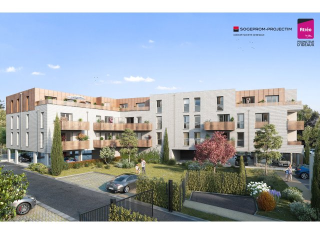 Investissement locatif en Nord-Pas-de-Calais : programme immobilier neuf pour investir Clos Cérès  Wambrechies