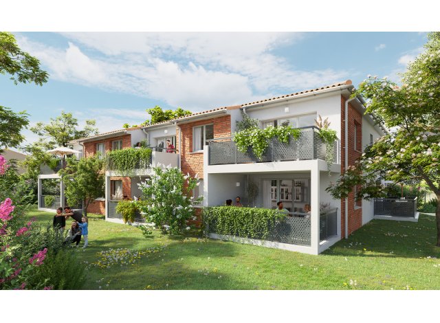 Investissement locatif  Carcassonne : programme immobilier neuf pour investir Les Jardins de Lumiere  Pompertuzat
