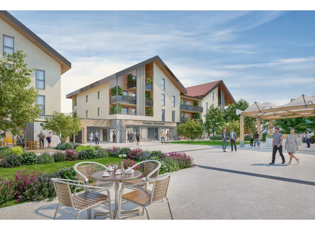 Investissement locatif en Haute-Savoie 74 : programme immobilier neuf pour investir Coeur Frangy  Frangy