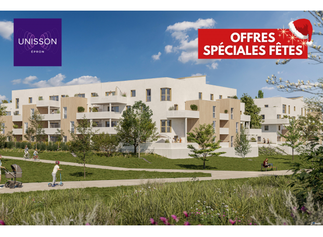 Programme immobilier neuf éco-habitat Unisson à Epron