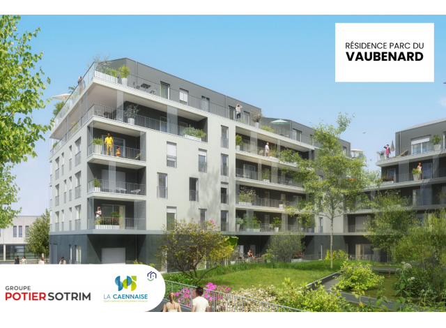 Programme immobilier neuf éco-habitat Résidence Parc du Vaubenard à Caen