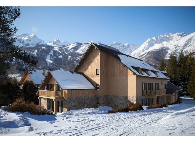 Investissement locatif en France : programme immobilier neuf pour investir Résidence Violaine à Le-Monetier-les-Bains