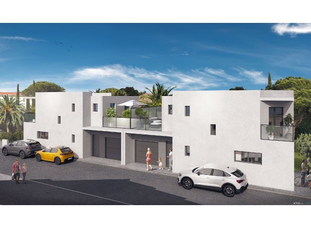Investissement locatif en France : programme immobilier neuf pour investir Villa Jasmin à Saint-Cyprien