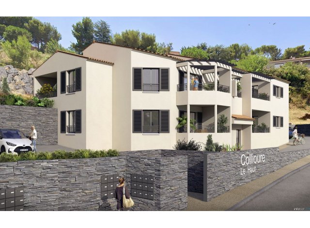 Programme immobilier neuf éco-habitat Collioure le Haut à Collioure