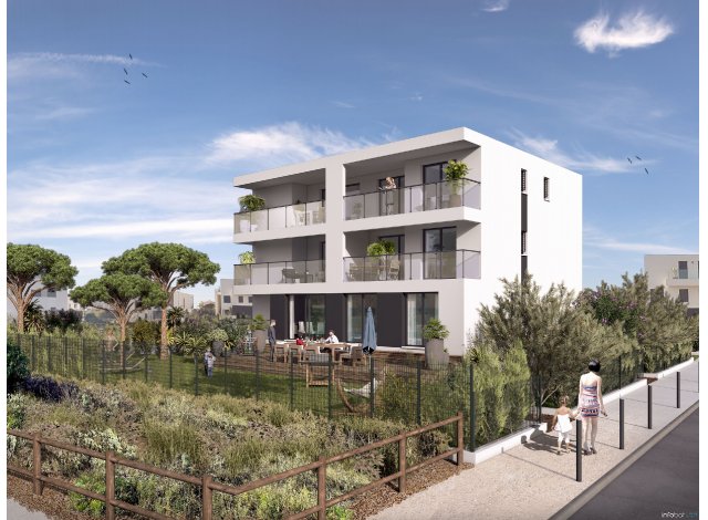 Investissement locatif en France : programme immobilier neuf pour investir Sarah à Saint-Cyprien-Plage
