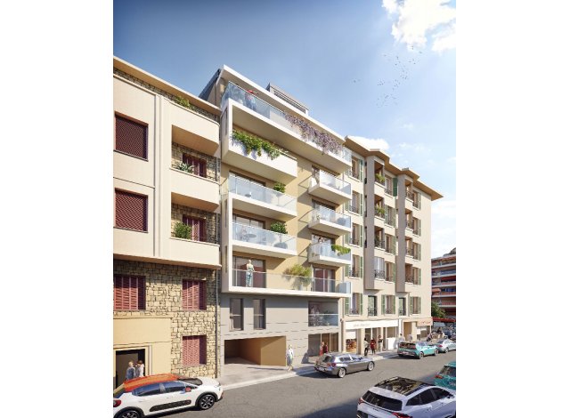 Programme immobilier neuf éco-habitat Carré Besset à Nice
