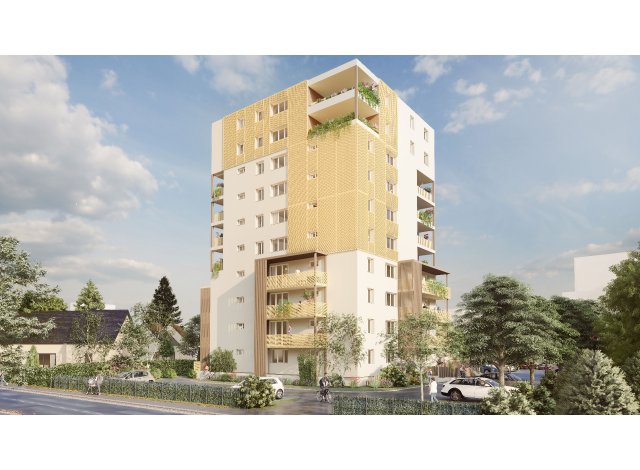 Programme immobilier neuf éco-habitat Rouen - Jardin des Plantes à Rouen