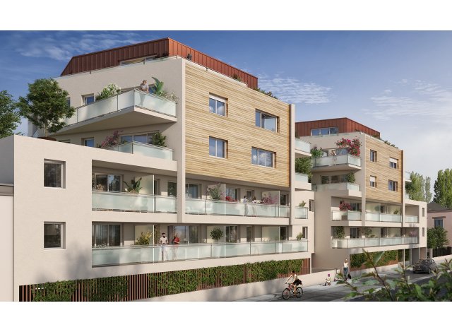 Investissement locatif en Haute-Normandie : programme immobilier neuf pour investir Le Jardin de Fiona à Rouen