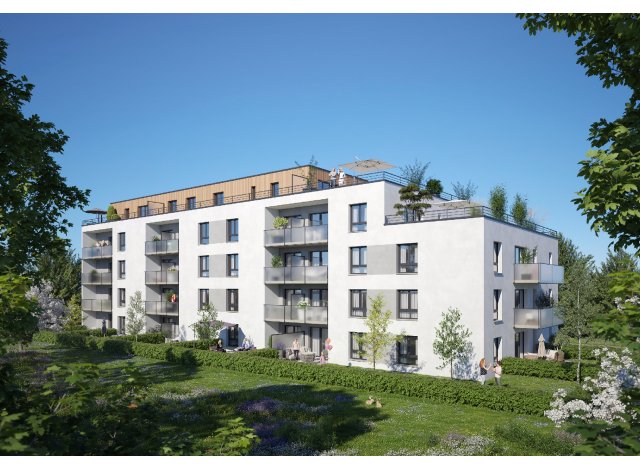Investissement locatif en Seine-Maritime 76 : programme immobilier neuf pour investir Bihorel - le Chapitre à Bihorel