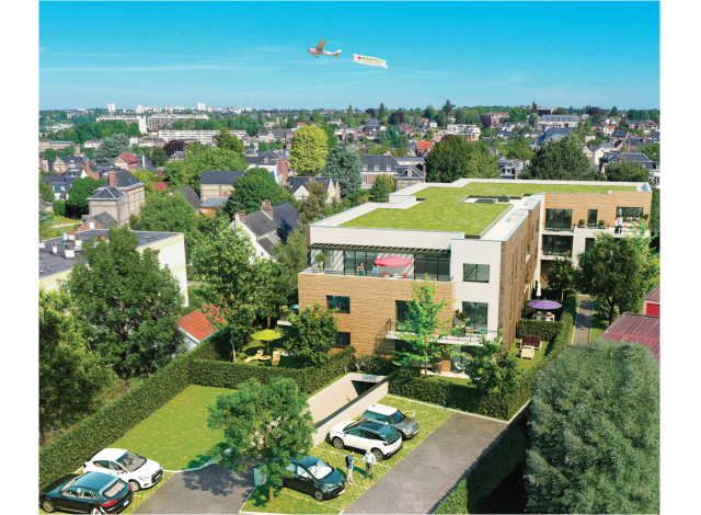 Programme immobilier neuf éco-habitat Résidence Jouvenet à Rouen