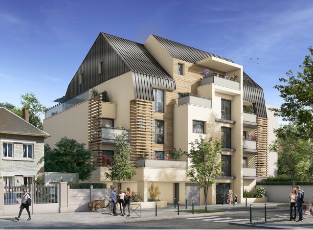Investissement locatif en Seine-Maritime 76 : programme immobilier neuf pour investir Rouen - Mathilde à Rouen
